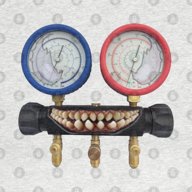 Refrigerant Gauges With Teeth by 4Tradies